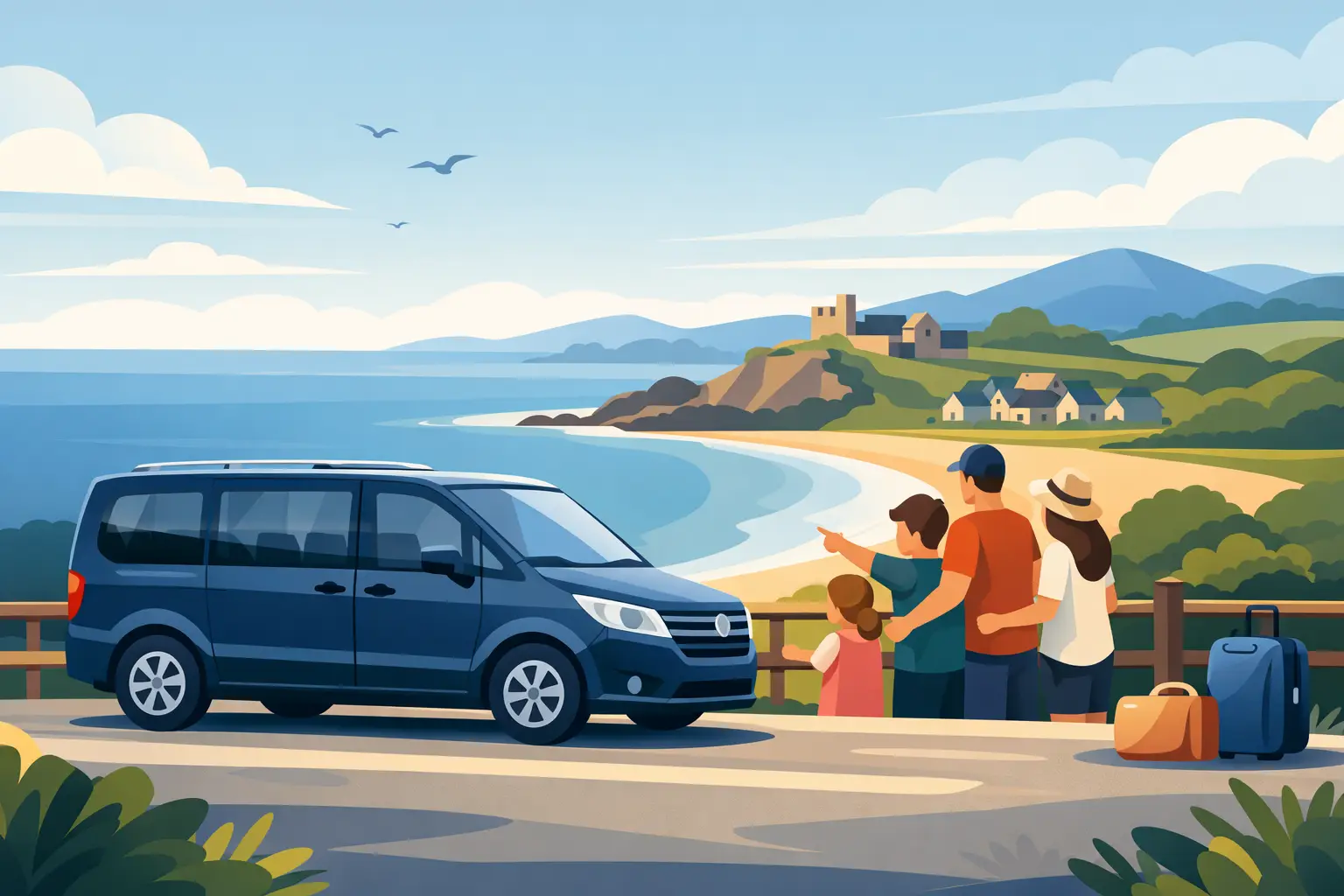 8 Seater Hire in Fife Suits Family Holidays